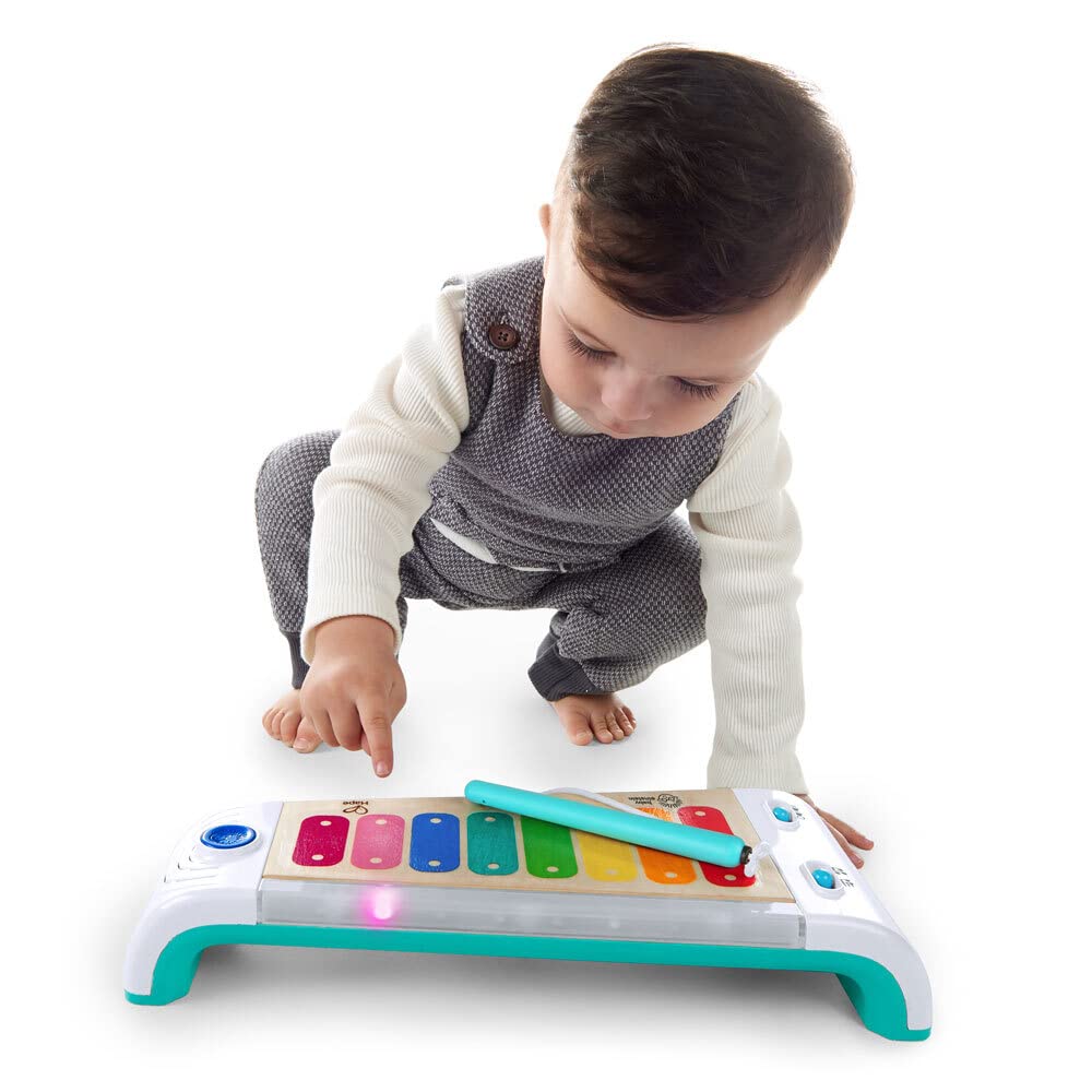 Baby Einstein Magic Touch Xylophone Wooden Musical Toy with Lights, Ages 12 months +