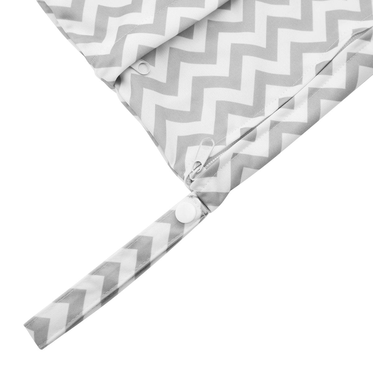 ALVABABY 3pcs Baby Cloth Diaper Wet Dry Bags Waterproof Reusable with Two Pockets Travel Beach Pool Daycare Soiled Baby Items Yoga Gym Bag for Swimsuits or Wet Clothes M Size 3L-ZM01