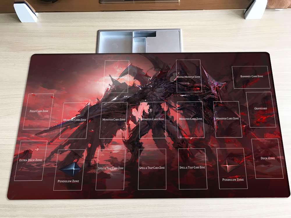 New Mlikemat Playmat Destiny Hero - Plasma TCG CCG OCG Trading Card Game Mat with Zones + Free Bag (ZD014-452-A)