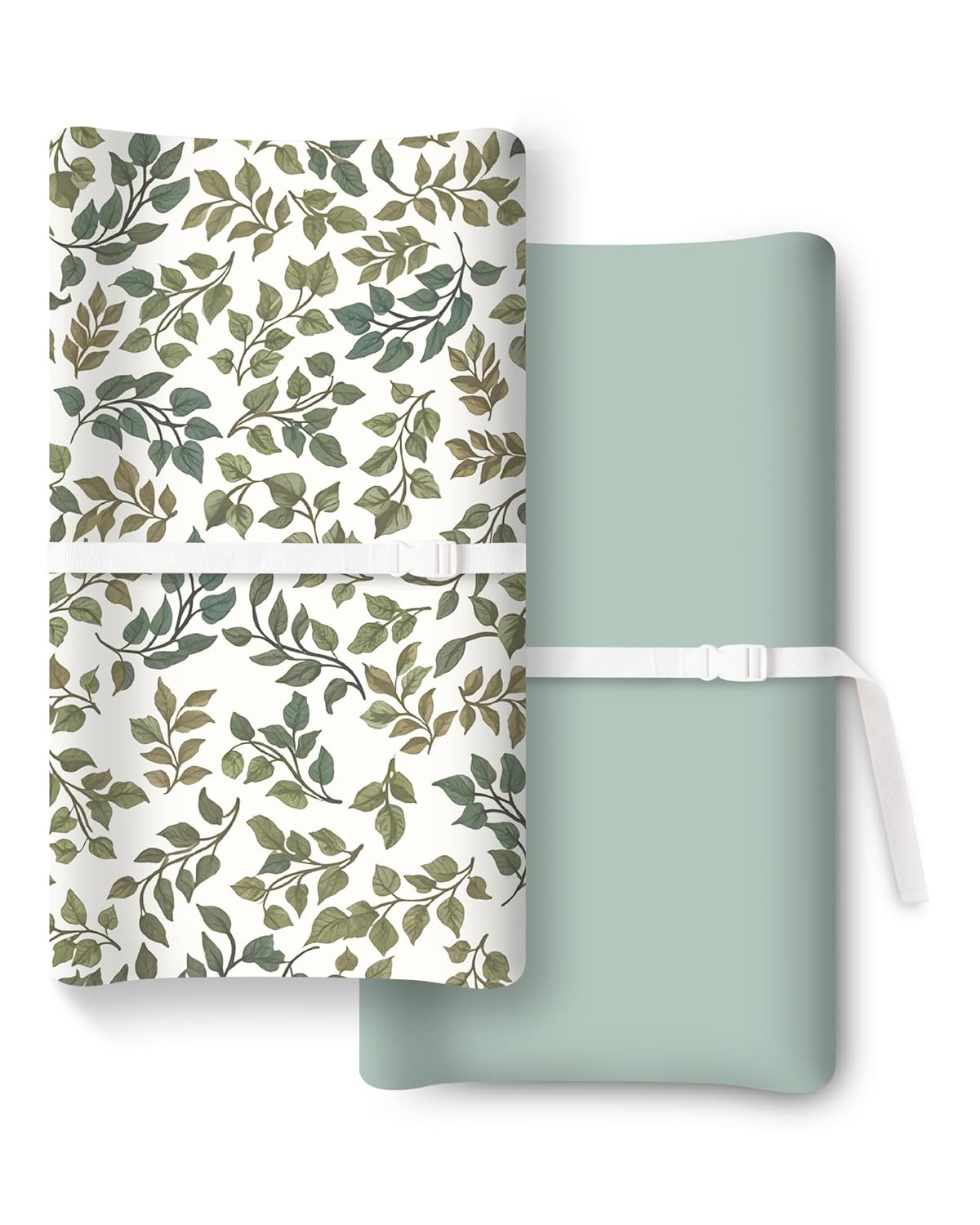 Extra Stretchy Changing Pad Cover, Ultra Soft Premium Jersey Knit Changing Pad Sheets, Unisex for Boys Girls, Fits All Standard Changing Tables/Dresser Tops - 2 Pack