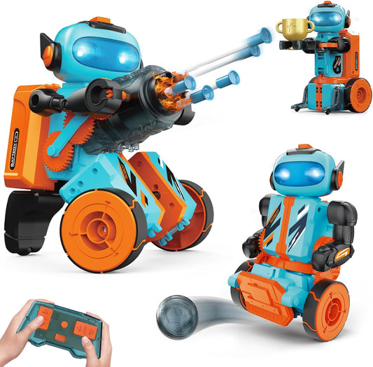 STEM Circuits Robot Building Toys for Kids Ages 8-12+ Year Old, 3 in 1 Remote Control & Programming Robotics Kit, Electric Science Projects Set, Ideal Gift for Boys Girls Ages 12-16