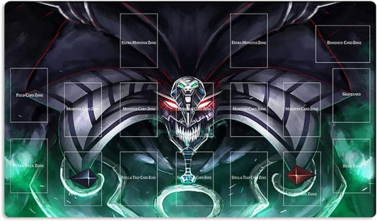 New Mlikemat Playmat Exodia,The Destroyer TCG CCG OCG Trading Card Game Mat with Zones + Free Bag (ZD039-185-A)
