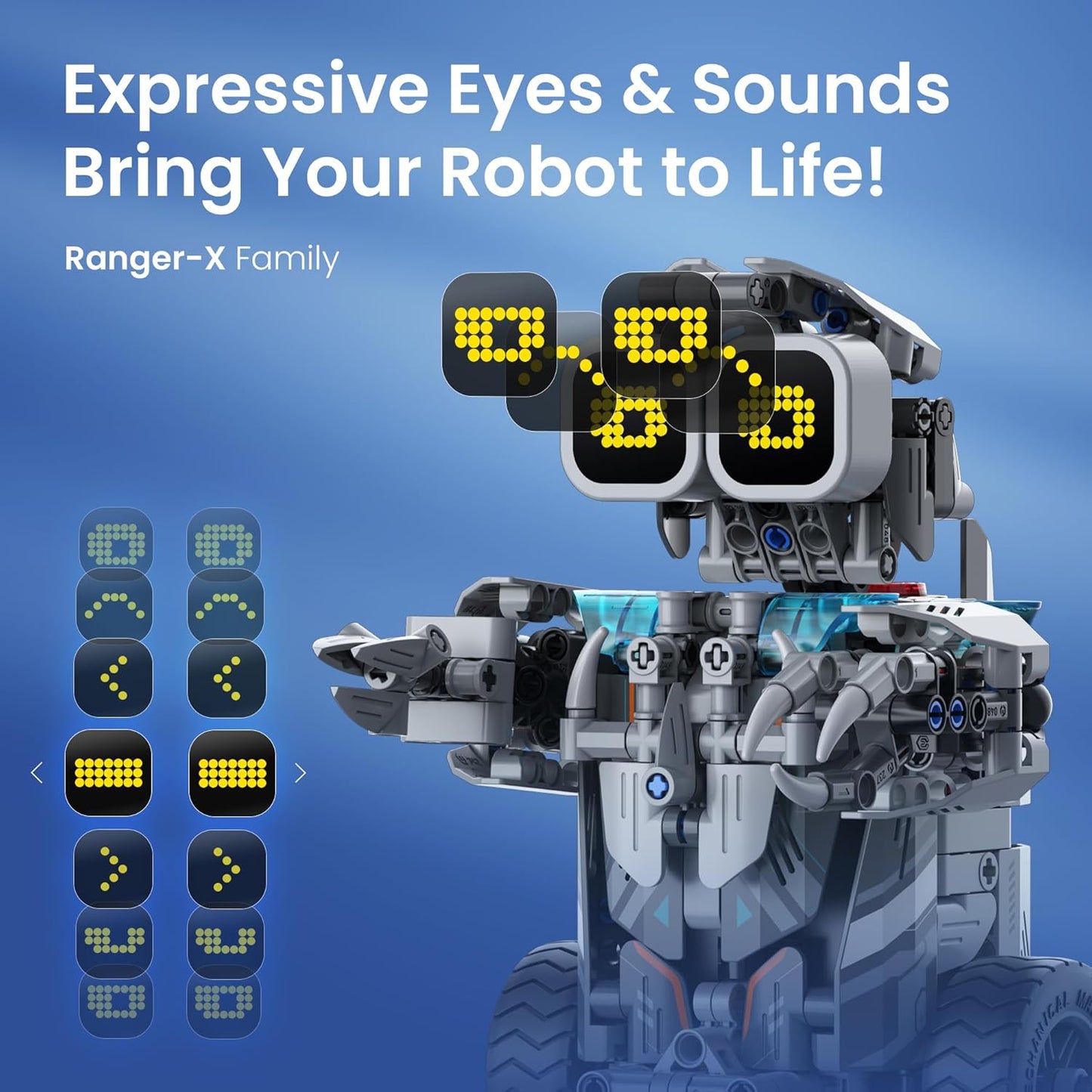 Sillbird Building Robot Dinosaur Kit with Remote Control Christmas Stem Gifts for Boys Age 8-12, Build Coding Robotic Toys for Kids Birthday, 5 in 1 Buildable Set with 646 Pieces