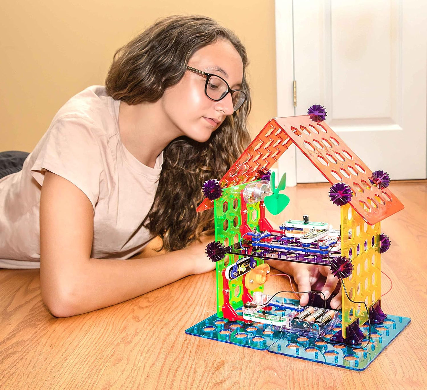 Snap Circuits Elenco My Home Electronics Building Kit for Kids Ages 8 and Up