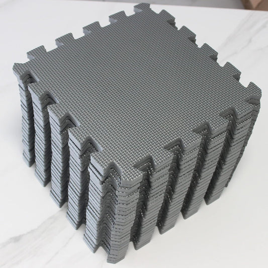 YIMINYUER® 25 Tiles (30cm×30cm×1cm Each Tile) Baby Soft Puzzle Play Mats, Kids Thick EVA Foam Floor, Toddlers & Children's Soft Interlocking Mat R12G301025